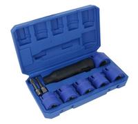 AB Tools Wheel Stud Cleaning Tool Rust Debris Cleaner For Metric Imperial Studs 9Pc