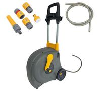 AB Tools Wheeled Fast Cart Hose Reel Garden Watering Anti Kink Hose 40 Metres
