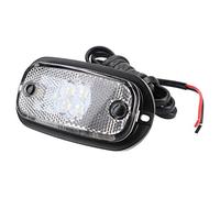 AB Tools White/Clear LED Front Marker Light/Lamp Trailer Caravan 12v 24v TR122