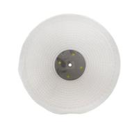 AB Tools White Close Stitched Metal Polishing Buffing Mop 10" X 0.5" 1 Section 2Nd Stage