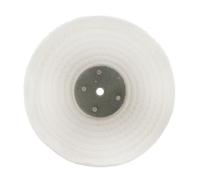 AB Tools White Close Stitched Metal Polishing Buffing Mop 6" X 1" 2 Section 2Nd Stage