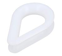 AB Tools White Nylon Rope Splice Thimble for 10mm Rope Spliced Boat Sailing Thimbles