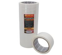 AB Tools White Parcel Packaging Tape 48mm X 68 Metres Per Roll Sealing Heavy Duty 6 Rolls