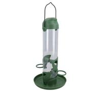 AB Tools Wild Birds Large Plastic Flip Top Dried Mealworms Feeder Hanging Feeding Station