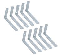 AB Tools Window Board Fixing Strap Tie Bracket 300mm Galvanised Steel Thin Fixing 10Pk