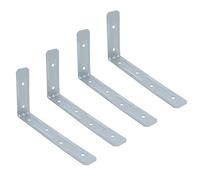 AB Tools Window Board Fixing Strap Tie Bracket 300mm Galvanised Steel Thin Fixing 4Pk