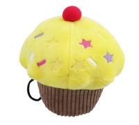 AB Tools Yellow Vanilla Scented Cupcake Plush Dog Play Toy With Squeak Dog Puppy Gift
