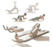 Ab Trainer Machine, Adjustable Home Gym Equipment for Core Workouts, Fitness Fat-Burning and Lower-Back Pain Relief