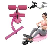 Ab Training Auxiliary Device,2025 New Upgrade Portable Adjustable Sit up Core Exercise Equipment,Double Suction Cups Three Levels of Height,Multi-functional Workout Ab Machine for Home Gym