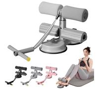 Ab Training Auxiliary Device, Multi-functional Adjustable Ab Trainer, Cups Sit up Core Exercise Device, Crunches Ab Equipment, Sit up Machine, Portable Ab Exercise Equipment for Home Gym (Grey)