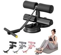 Ab Training Auxiliary Device, Multi-functional Adjustable Ab Trainer, Cups Sit up Core Exercise Device, Crunches Ab Equipment, Sit up Machine, Portable Ab Exercise Equipment for Home Gym (Black)