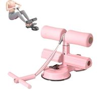 Ab Training Auxiliary Device, Portable Adjustable Sit up Exercise Equipment, Dual Suction Cup Core Exercise Ab Machine, Dual Suction Cup Ab Machine Women and Men, for Abs Home Gym Exercise(Pink)
