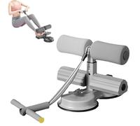 Ab Training Auxiliary Device, Portable Adjustable Sit up Exercise Equipment, Dual Suction Cup Core Exercise Ab Machine, Dual Suction Cup Ab Machine Women and Men, for Abs Home Gym Exercise(Gray)