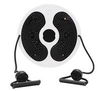 Ab Twist Waist Disc Board,Adjustable Waist Trainer Twisting Disc with Handles,Waist Slimming Balance Rotating Disc with Massage Foot Sole for Slimming Waist Arms Hips and Thighs (Black)