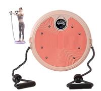 Ab Twister Board, 11.8 Inch Magnetic Waist Toner with Handles, Rotating Fitness Disc for Core Training & Belly Fat Reduction - Home Gym Equipment for Men & Women