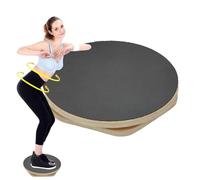 Ab Twister Board for Exercise - Wood Disc, Non-Slip , Swivel Waist Trainer, Durable Construction | Portable Ab Sculptor for Workout