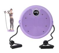 Ab Twister Board, Magnetic Waist Trainer with 8 Magnets & Handles (11.8x1.5in), Rotating Fitness Disc for Core Workouts & Waist Toning - Home Exercise Equipment
