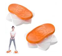 Ab Twister Board, Waist Twist Machine, Silent Rotation, Non-slip Base, Load-bearing Stability, Suitable for Home Workouts and Core Muscle Training(Orange)