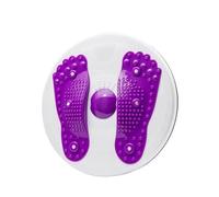 Ab Twister Board, Waist Twister Machine Exercise, Anti-slip Chassis, Silent Rotation, Compact Size, Suitable for Home Fitness(Purple)