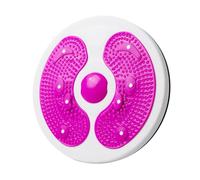 Ab Twister Board, Waist Twisting Machine, 360° Rotation, Silent and Non-slip, Compact Size, Perfect for Home Fitness(Red)