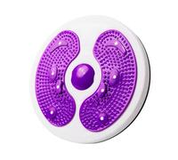 Ab Twister Board, Waist Twisting Machine, 360° Rotation, Silent and Non-slip, Compact Size, Perfect for Home Fitness(Purple)
