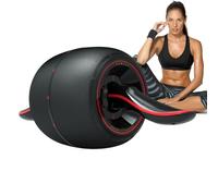 Ab Wheel, Men's Ab Roller, Core Muscle Trainer, Automatic Rebound Design, Quiet Workout Equipment, 43.7x19x19cm, For Home Gym Strength Training