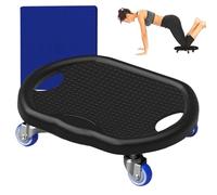 AB Wheel Roller - AB Workout | Fitness Board | Home Workout Abdominal Trainer | Silent Abdominal Wheel Board with Mat for Full Body Fat Burning, Abdominal Weight Control for Gym