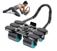AB Wheel Roller, Abdominal Exercise Roller, AB Exercise Machine with Elbow Support, All-Wheel Abdominal Wheel Core Training Equipment for Beginners and Men