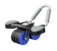 ab wheel， Roller Non-Slip Abdominal Wheel For Improved Core Training Automatic Rebound Elbow(Blue)