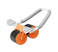 ab wheel， Roller Non-Slip Abdominal Wheel For Improved Core Training Automatic Rebound Elbow(Orange)