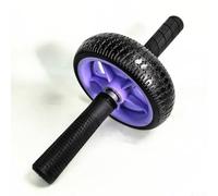 Ab Wheel Roller with High-Strength Steel Core, Non-Slip EVA Handles for Core Strength Training, Suitable for Home Gym Fitness on Wood Floors and Mats(purple+black)