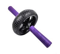 Ab Wheel Roller with High-Strength Steel Core, Non-Slip EVA Handles for Core Strength Training, Suitable for Home Gym Fitness on Wood Floors and Mats(black+purple)