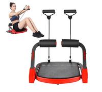 Ab Workout Machine with Resistance Bands for Strength Training, Total Body and Core Exercise, Supports Up to 280LBS, Ideal for Home Gym Fitness