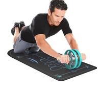 Ab Workout Mat - Dense Foam Cushioning Base, Knee Protection Support, Anti Slip Training, Reduction Fitness Layer, Durable Exercise Floor Pad | Comfortable Tool For Home Gym Core