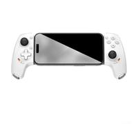 AB01 Mobile Gaming Controller for Android Phones, USB-C & Dual Mode, Hall Effect Joystick & Linear/Fast Triggers, Macro Programming, Turbo Burst, Adjustable Telescopic Grip 115-193mm, White