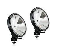 AB1 flexzon 2x 12v / 24v 9" Round Fog Spotlights Spot Lamps Cab Top Bar Truck Lorry Roof