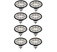 AB1 flexzon 8x 24W LED Work Light Oval Flood Driving Lamp Offroad Light Bar SUV Truck 4X4
