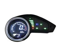 AB12-Universal Digital Motorcycle Odometer | LCD Meter Speedometer Tachometer Gauges With Night Light