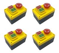AB13-4X KJD17D 250V 16A Electromagnetic Push Button Switch Emergency Stop Switches For Electric Tools & Machine Tool