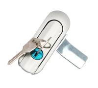 AB403-1 Plane Lock Electric Box Cabinet Door Lock Handle Lock Handle Lock 1Pcs