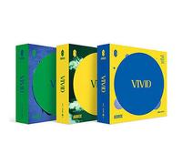 AB6IX [VIVID] 2nd EP Album [D] BLUE Ver. CD+80p Photo Book+1ea Photo Card+1ea Post Card +1ea Vivid Colorchip+1ea Sticker+1ea Photo Stand+1ea AR Photo Card+TRACKING CODE K-POP SEALED