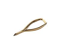 Aba Group Golden Cuticle Nippers with Two Springs 3 mm (1148) Cuticle Cutter Cuticle Nippers Stainless Steel with Sharp and Smooth Cut Fine for Removing Excess