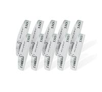 Aba Group Mini Buffer Flamingo 10pc 100/180, Crescent, Half-Moon, Polishing Block File, Precision Polishing Cube, One-Time Use, Pliable, Long Nail Polisher, Manicure, Made in EU