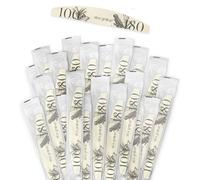 ABA GROUP Nail File - Retro Boot 100/180 Slim - Pack of 25 in Foil for Manicure and Pedicure - High-Quality Nail Files for Gel Nails - Gel Nails Set - Ideal for Gel Nails