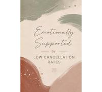 ABA Notebook - Emotionally Supported by Low Cancellation Rates | Funny ABA Notebook for Behavior Analysts & BCBA Students, Blank Lined, College Ruled: ... exam prep, graduate coursework, & meetings