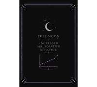 ABA Notebook - Full Moon = Increased Maladaptive Behavior | Funny ABA Notebook for BCBAs, RBTs, & BCBA Students, College Ruled, Blank Lined: A dark ... school, meetings, and every other ABA task