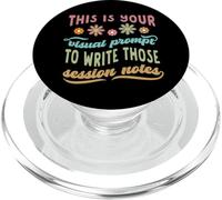 ABA Therapist Bahavior Analyst Visual Prompt to Write Notes PopSockets PopGrip for MagSafe