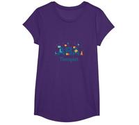 ABA Therapist: Empowering Autism Support Professionals T-Shirt, Girls, Purple, Small
