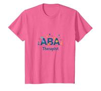 ABA Therapist: Empowering Autism Support Professionals T-Shirt, Kids, Pink Heather, 10 Years