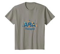 ABA Therapist: Empowering Autism Support Professionals T-Shirt, Kids, Slate, 8 Years